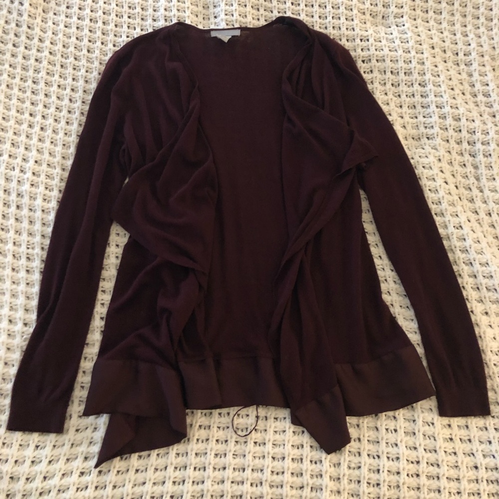 Maroon H&M cardigan